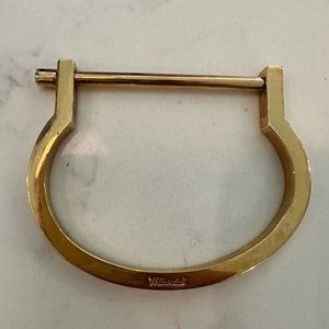 Authentic Miansai Modern Screw Cuff Gold Bracelet